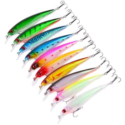 China 2022 New Wholesale Plastic Minnow Fishing Lures 77g 110mm Bait Hard Bait Minnow Bass Fishing Wobbler for sale