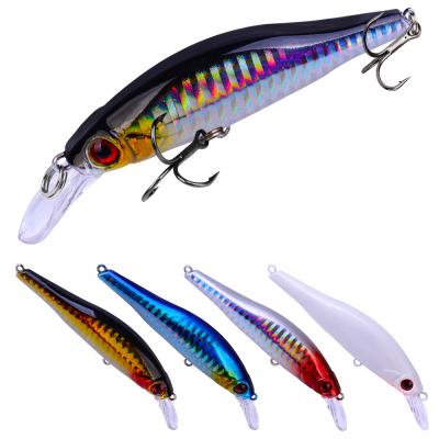 China 2022 New Minnow Lure Hook Wobbler Plastic Ice Fishing Artificial 9.8cm/11.5g Hard 3d Lure Fishing Tackle for sale