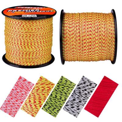 China New Colorfast 2022 4 String 500M Braided Indelible Multiple Color PE Fishing Line 0.10mm-0.6mm for sale