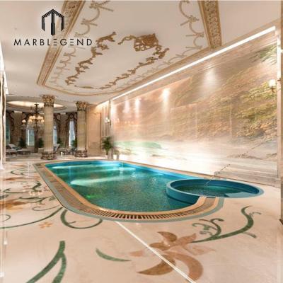 China Contemporary Customized Style Luxury Building Interior 3D Swimming Pool Design Services for sale