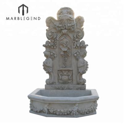 China Modern Marble Wholesale Outdoor Fountain Garden Wall Water Fountain Indoor Price for sale