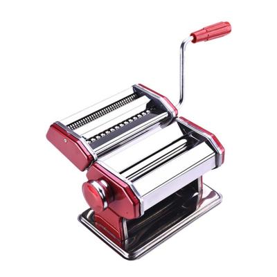 China Home Use Amazon Vends Junxifu FK150-2s Red Professional Homemade Stainless Steel Noodle Press Machine for sale