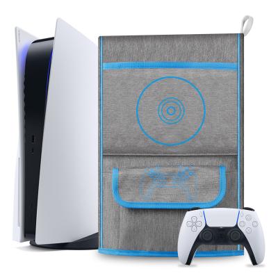 China Waterproof Dust Protective Sleeve Case for PS5 Console /Playstation 5 Digital Edition, PS5 Controller Travel Case with 12 Game Disc Pockets for sale