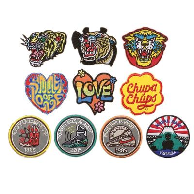 China custom 3D Wei clothing laser embroidery badges clothing wholesale for sale