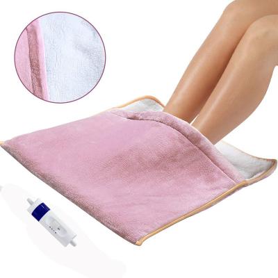 China Commercial Electric Heated Foot Warmers For Men And Women Foot Heating Pad for sale