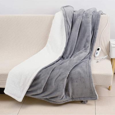 China Amazon Direct Winter Inch Therapy Factory 50x60 Fleece Blanket Electric Heating Heated Spray For Body Warmer for sale