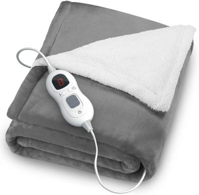 China Fireproof Hot Sales Amazon/Ebay Online Jet Heated Electric Blanket, 6 Heat Scheme Winter Electric Heating Blanket for sale