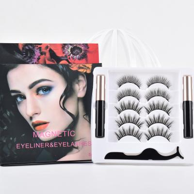 China Magnetic Eyelashes 10 Sensitive Magnets Eyeliner and Eyelashes Magnetic Eyeliner Kit for sale