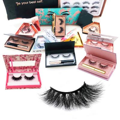 China 100% Real Sensitive Mink Eyelashes 6d Mink Eyelashes 25mm Mink Eyelash Vendor for sale