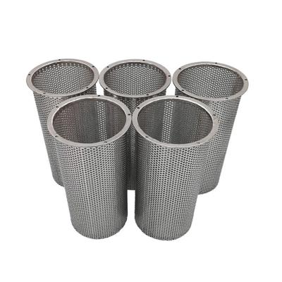 China Bathroom Kitchen Waste Water Pipe strainer replacement screens Stainless steel mesh woven cylinder filter for sale