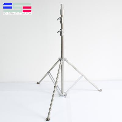 China Mount Camera Height Adjustable Hand Raising Stainless Steel Portable Tripod Fixing Telescopic Mast for sale