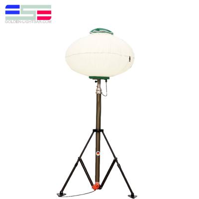 China For Outdoor Use LED Balloon Lighting Tower Pneumatic Inflatable Moon Light For Construction for sale