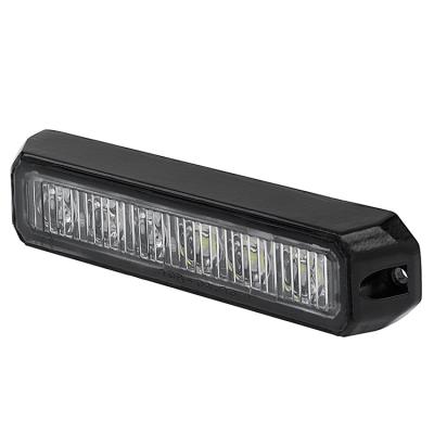 China 18w Aluminum Car Truck 6 LED Strobe Warning Lights For Emergency Vehicle for sale