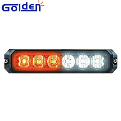 China PC Dome and Truck Amber White Red Blue Emergency Aluminum Housing Vehicles Led Grille Warning Lighthead 24 Volt Strobe Lights for sale