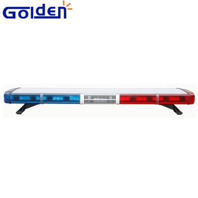 China PC Lense & Aluminum Base Full Size DC 12V Warning Led Police Lightbar With Siren Speaker for sale