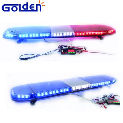 China Truck led red blue strobe police roof beacon ambulance emergency warning vehicle for sale