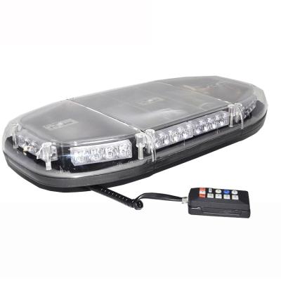 China PC dome and aluminum base led mini emergency warning lightbar with siren speaker for sale