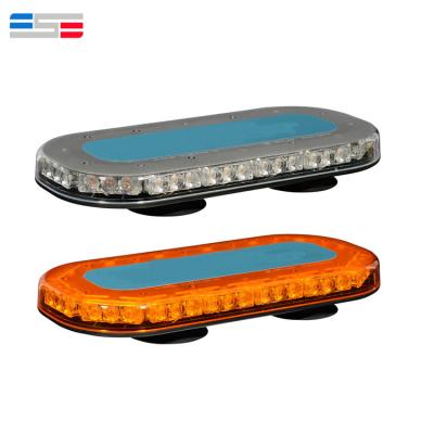 China Safety Vehicle Low Profile Magnetic Micro Beacon Warning Mini Led Light Bar for sale