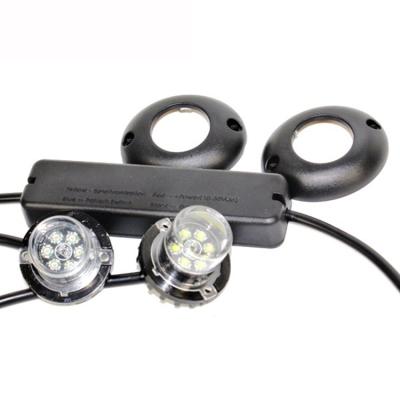 China ABS Emergency Vehicle LED Exterior Mount Flashing Warning Led Hide One Way Strobe Kits Hide Light Strobes for sale