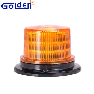 China 12v 24v Tow Truck Mount Marine Magnetic Strobe Led Spinning Light Amber Flashing Beacon for sale