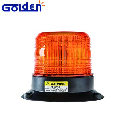 China Forklift Marine Magnetic Mount LED Strobe Turn Signal Beacon Light with Dome Cover for sale