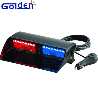 China PC Lens and Aluminum Used Interior Mount Police Atmospheric Emergency Vehicle Windshield Strobe Led Dashboard Sun Visor and Platform Vehicle Lights for sale