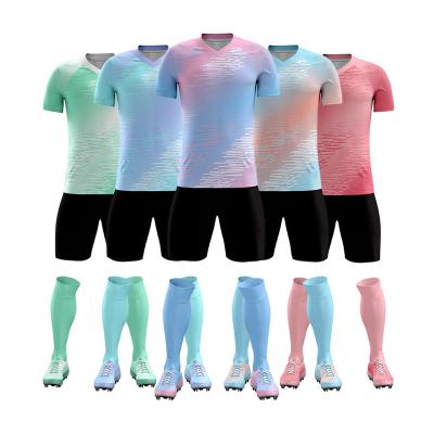 China Quick-drying And Breathable Soft Comfortable High Quality Retro Soccer Sports Jersey Men Soccer Jersey Training Uniform Set for sale