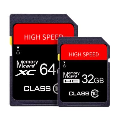 China Factory 512gb Plastic Memory Card Price In Common Neutral Class 10 A1/A2/U1/U3 V10/V30 SD Card 128GB Capacity 128MB ~256GB Optional for sale