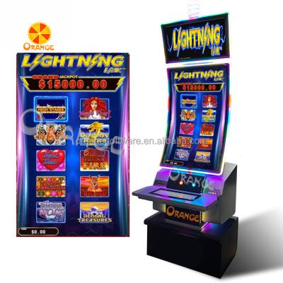 China Lightning Link 10 in 1 Multi Monitor Arcade Games Slot Pearl Game Cuverd Coin Operated Slot Skilled Magic Video Game Board OS-018 for sale