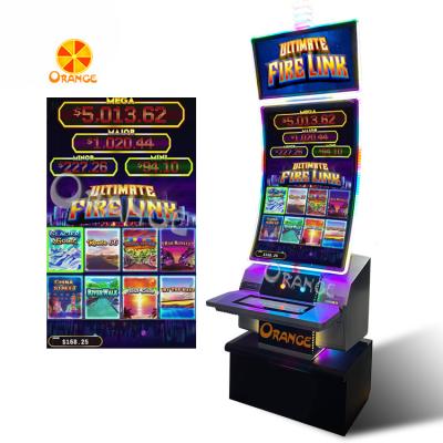 China Multi Slot Game Fire Link Power 4 Power 2 Game 8 in 1 Board New Vertical/cuverd 43 Inch Touch Screen Coin Operated Games OS-018 for sale