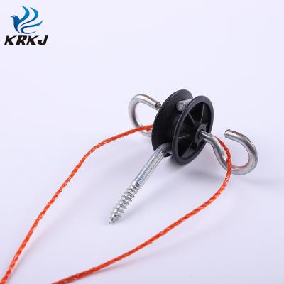 China Farms Livestock Use Plastic Tether Anchor Steel Insulation For Tying Rope To Wooden Poats And Trees for sale