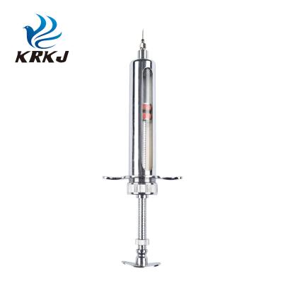 China Metal syringe with luer lock multi speces herbal tube hot sale veterinary animal injection metal syringe with luer lock for sale