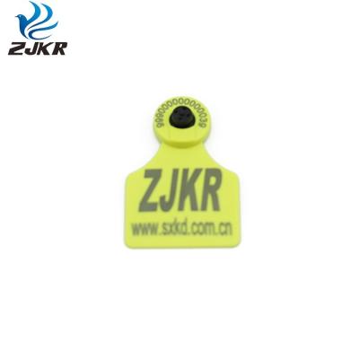 China Farms KRKJ Vending Good IF RFID 134.2Khz ICAR Electronic Ear Tag With Video Tag For Cattle Sheep for sale