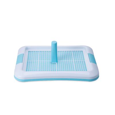 China Poop Toilet Pee Mat Holder Tray For Puppy Clean Easy Sustainable Dog Forming Tray Indoor Dog Toilet for sale