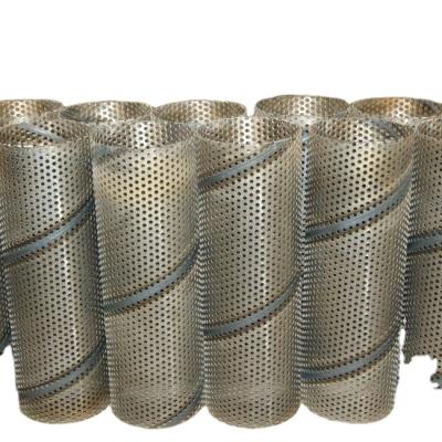 China Excellent quality smooth corrosion-resistance perforated sheet screens / perforated filter metal punch tube for sale for sale