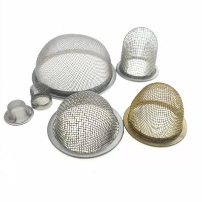 China Heat Resistance 304 Stainless Steel Cap Shape Filter Covers Roll Shape Mesh Strainer for sale