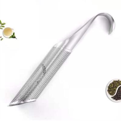 China Factory Directly Stocked Stainless Steel Flower Tea Stick Infuser Loose Leaf Tea Tube Filter for sale