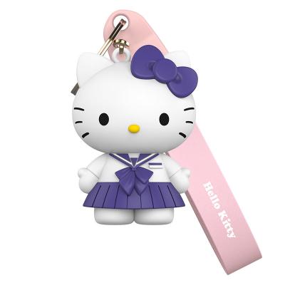 China Toy Manufacturer Well Made Hello Kitty Figure Clothing Theme Blind Cartoon Box with 3 in 1 Data Cable for sale