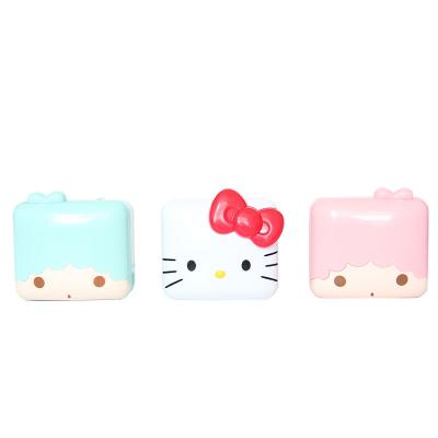 China Cartoon Toys Factory Wholesale Hello Kitty Block Shape Candy Toys Storage Box Toys For Children for sale