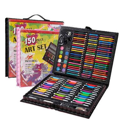 China Dropship high grade for artist hobbist.In stock Dropshipping Art Set School Children Painting Watercolors and Wax Coloring Crayon Pens set Children Crayons Art Set for sale