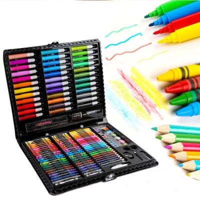 China Dropship high grade for artist hobbist.In stock Dropshipping School Children Art Drawing Set Watercolor Pen and Coloring Pencil kit for Kids Crayons Art Set for sale