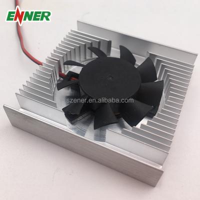 China Aluminum Extruded Power Supply Heat Sink Square Shape Anodized Black Heat Sink for sale