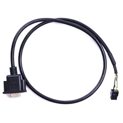 China Custom Car RS232 DB9 Female End To JST Terminal Cable for sale