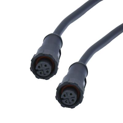 China Hot Sale Underground Black IP68 Male And Female 2Pin 3Pin 4Pin 5Pin LED Connector Waterproof Cable Connector for sale