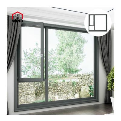 China China Manufacture Cheap White Swing Double Glazed Aluminum Window Low Price Aluminum Windows and Doors Windows Windows Aluminum for sale