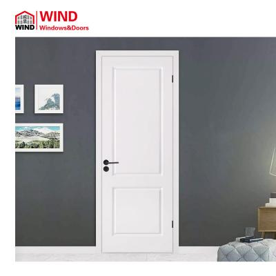 China Modern Exterior Non Slip Natural Balcony Folding Primed Solid White Wood Veneer Composite Barn Interior Home Door for sale