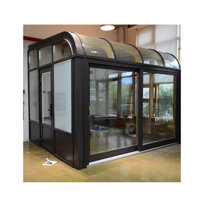 China Glass House Glass Solarium Modern High Quality Long Lifespan Sunrooms for sale