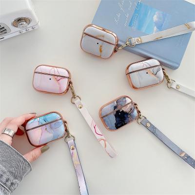 China For AirPods Pro Amazon Hot Selling IMD Luxury Marble For Airpods 3 Protective Case Wireless Earphone Accessories For Airpods pro for sale