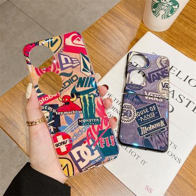 China Shockproof Fashion cartoon blue light silicone phone case for huawei p50 pocket Fold mobile phone cover for sale