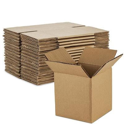 China Recyclable Sturdy Small Size Corrugated Kraft Boxes For Shipping for sale